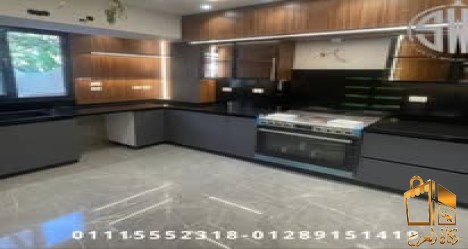 مطابخ hpl تصميم عصري